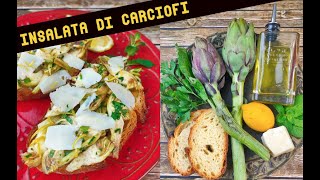 Insalata di Carciofi Artichoke Salad [upl. by Nuarb681]