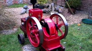 Acadia 2HP Hit and Miss Stationary engine [upl. by Annauqaj434]