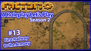 Factorio  First Railway to the Armory [upl. by Wimsatt]