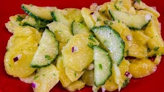 Kartoffelsalat Wiener Art Rezept  Der Bio Koch 635 [upl. by Aitnecserc]