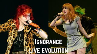 Paramore  Ignorance Live Evolution 20092022 [upl. by Cardinal]