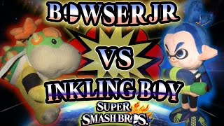 ABM Bowser Jr vs Inkling Boy SMASH FIGHTING [upl. by Arremat]