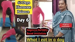 Day 6 of 60 Days Harmone Balance amp Boost Ovulation  Better fertility  Healthy food jaatnipunjabi [upl. by Kellda729]