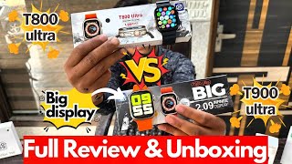 T800 Ultra vs T900 Ultra The Ultimate Smartwatch Review  Which One to Buy [upl. by Ridglea]