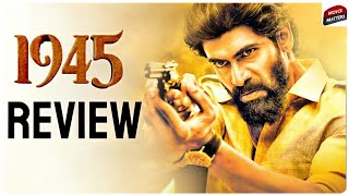 1945 Movie Review  Rana Daggubati Regina Cassandra  Sathyasivaa  Telugu Movies  Movie Matters [upl. by Riccio]