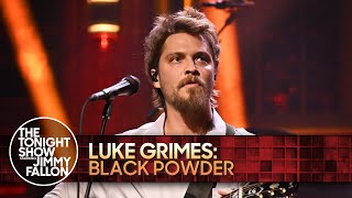 Luke Grimes Black Powder  The Tonight Show Starring Jimmy Fallon [upl. by Emixam]