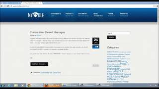 MyDLP ICAP Configuration [upl. by Hairu]