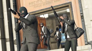 Grand Theft Auto V bank overvallen 💯 [upl. by Ahseirej]