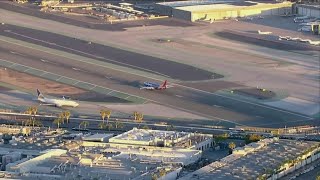 Near miss on runway at San Diego International Airport [upl. by Ahsile]