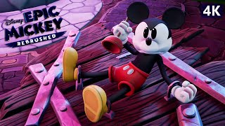 EPIC MICKEY REBRUSHED  JOGO COMPLETO EM PORTUGUÊS PTBR 4k 60 FPS [upl. by Cohe18]