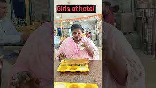 Girls at hotel vs in home🤣🤣🤣difference by Apolucky Entertainments shorts trending comedy [upl. by Drahnreb]