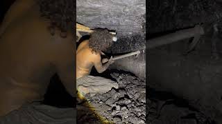 The Dark Caves Of Coal Mountain Amazing Process shorts amazing [upl. by Janus]