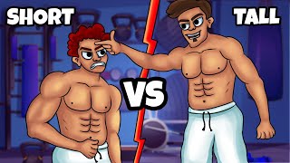 Muscle Growth Secrets Tall and Short Guys NEED to Know [upl. by Aikrahs]