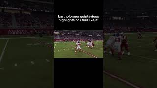 bartholomew quintavious iii highlights madden nfl shorts fyp [upl. by Emera]