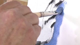 Cobra Water Mixable Oils  Lesson 5  Sketching a Painting [upl. by Woodring]