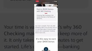 How To Open Capital one Bank 360 Checking account [upl. by Melc]