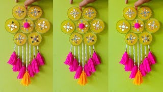 how to make bangles with wall hanginghandmade craft ideas for woolen।। [upl. by Leanora]