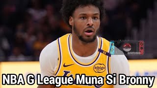 Bronny James maglalaro Muna sa NBA G League nbaupdates nbaplayer [upl. by Stacee]