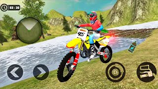 Drive Motorcycle For Offroading  Uphill Offroad Motorbike Rider 🛵🟢 Gameplay 213 √ Flash Simulator [upl. by Merrili]