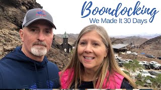 Boondocking in Arizona DESERT BAR ROCKS Full Time RV [upl. by Tony]