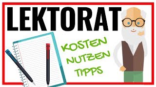 Lektorat im Studium  Selbst Korrekturlesen oder Profi bezahlen Bachelorarbeit Masterarbeit 📝 [upl. by Isman]