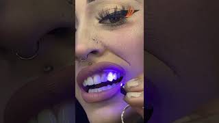 IVE BEEN INFLUENCED 🤣✨ gemzeez toothgems DIY vampire fangs alternative [upl. by Mikeb]