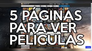 Las MEJORES paginas para ver PELICULAS HD y descargarlas GRATIS 2018 [upl. by Nylkaj490]