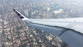 FULL APROXIMACIÓN Y ATERRIZAJE EN CIUDAD DE MEXICO  VOLARIS A320  LANDING AND TAXI IN MEXICO CITY [upl. by Awjan]