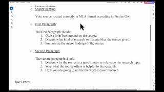 Week Eight Summary and Annotated Bibliography Writing Prompt and Rubric [upl. by Giddings937]