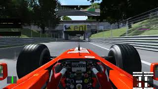 Monza onboard Ferrari F2003GA Micheal Schumacher [upl. by Merl59]