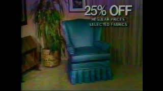 Gimbels Commercial  Upholstery and Slip Covers  1986 [upl. by Nnodnarb]