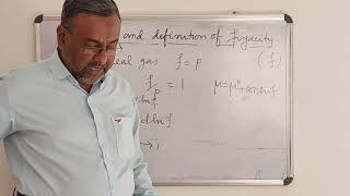 Concept and definition of fugacity Determination of fugacity of a real gas [upl. by Tillo]