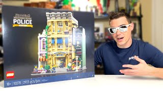 LEGO 10278 Modular Police Station Review 2021 [upl. by Hughett]