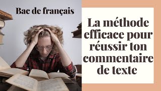 La méthode du commentaire de texte  toutes les clés pour réussir [upl. by Tessy883]