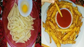 Crispy Egg French Fries RecipeEgg Snacks RecipeRamzan Special RecipeLuxuries Cookinh [upl. by Jaal]