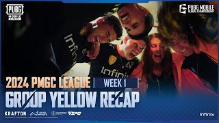 Group Yellow Recap  2024 PUBG MOBILE GLOBAL CHAMPIONSHIP [upl. by Gibson]