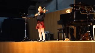 Anne Sophie Luong age 8  Sicilienne amp Rigaudon by Fritz Kreisler [upl. by Nessnaj293]