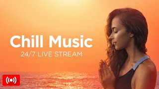 Chill Music 247 Live Stream • Relaxing Deep House Chill Out Music Mix by We Are Diamond [upl. by Anitsyrk]