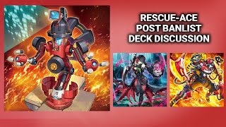 RescueAce Post Banlist Ready Deck Profile  4th Place OTS Local Tournament [upl. by Oicnerolf446]