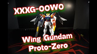 MG XXXG00W0 Wing Gundam ProtoZero  Timelapse Build Bandai Namco  Gunpla [upl. by Notlimah]