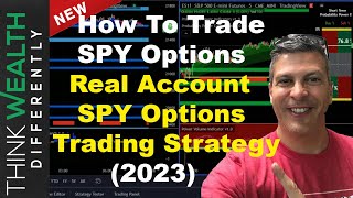 How To Trade SPY Options  Real Account spy Options Trading Strategy 2023 [upl. by Noimad]