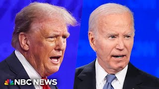 Watch the first 2024 presidential debate between Biden and Trump [upl. by Carolan839]