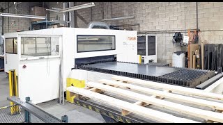 MAZAK OPTIPLEX 3015 CNC CO2 laser cutting machine [upl. by Adachi]