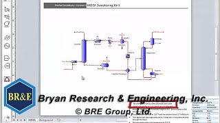 BRE 101  Exercise 3 Simple MDEA Sweetening Unit Part 2 of 2 [upl. by Ragnar]