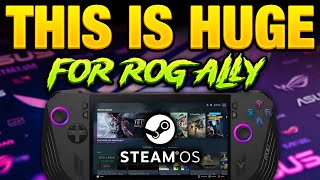 SteamOS is OFFICIALLY coming to Asus ROG Ally X THIS IS BIG [upl. by Airdnaxila485]