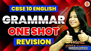 Class 10 English Grammar in One Shot 🎯 Full Revision for CBSE Board Exam 2024 ✅ [upl. by Calvin119]