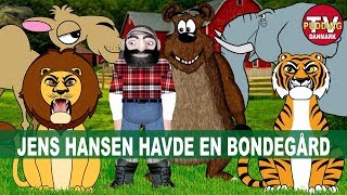 Jens Hansen havde en bondegård og meget mere  Danske børnesange [upl. by Killion]