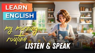 My Morning Routine  Improve Your English  English Listening Skills  Speaking Skills  Daily Life [upl. by Anitnauq]