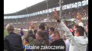 Derby Stal GorzówFalubaz Zielona Góra w Gorzowie 2009 na trybunach [upl. by Zarah]