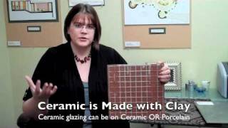 Ceramic vs Porcelain Basics  Better quality video [upl. by Seroled]